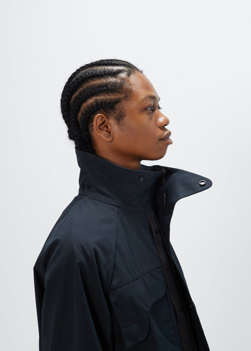 DUSTMAN field jacket - [NANORIP®/obsidian]