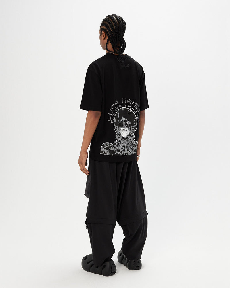 Luca Hamers x Johnny Terror [Rise] T-shirt - [CTTN/obsidian]