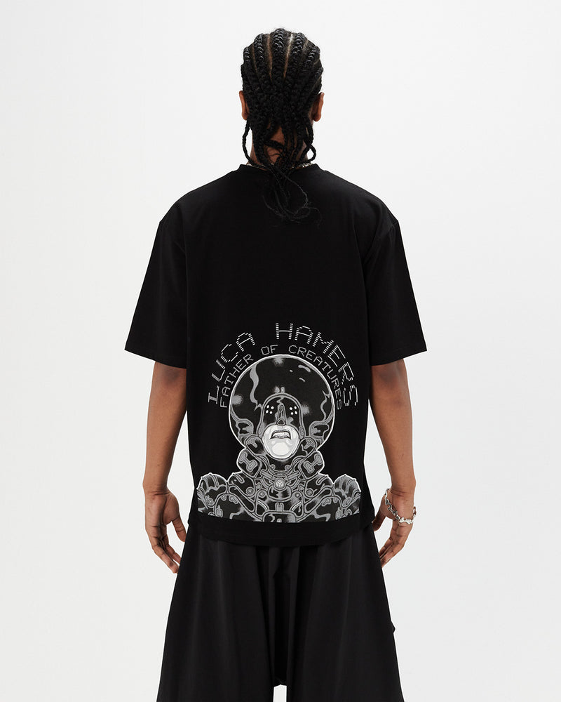 Luca Hamers x Johnny Terror [Rise] T-shirt - [CTTN/obsidian]