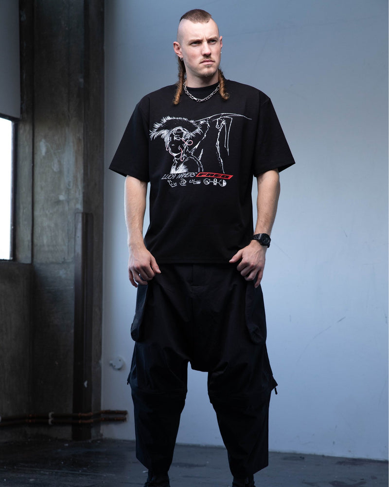 LUCA HAMERS x FREQ T-shirt - [CTTN/obsidian]
