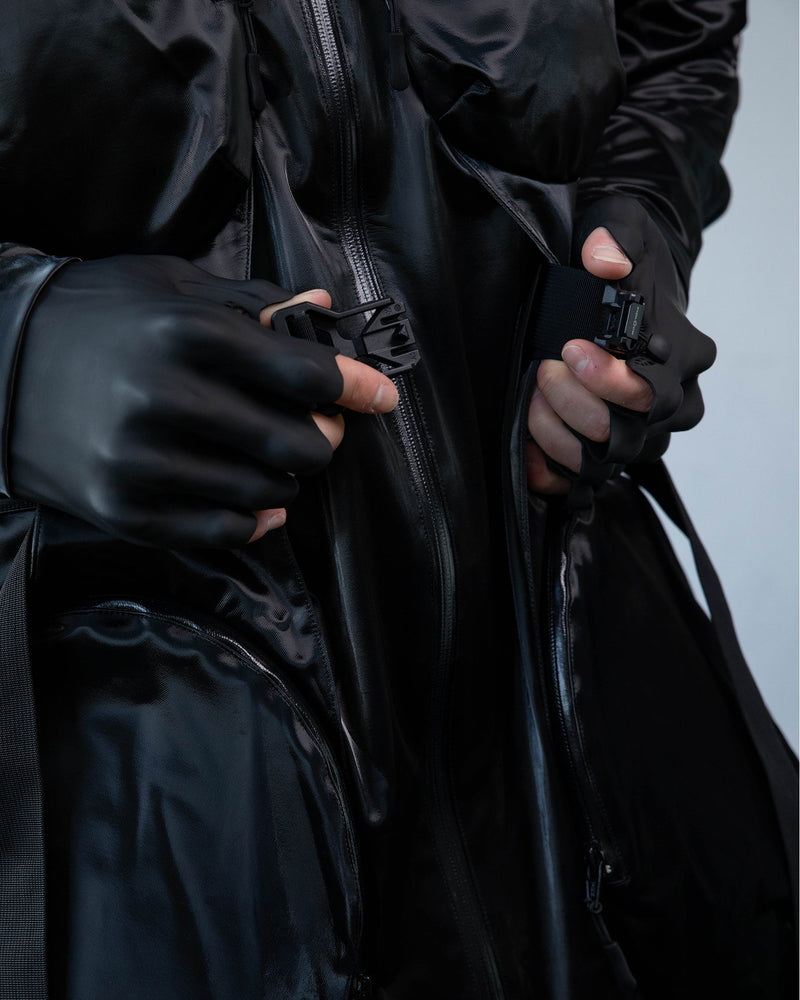 Phendrana Veiled Long Jacket - [Void Hypergloss®]