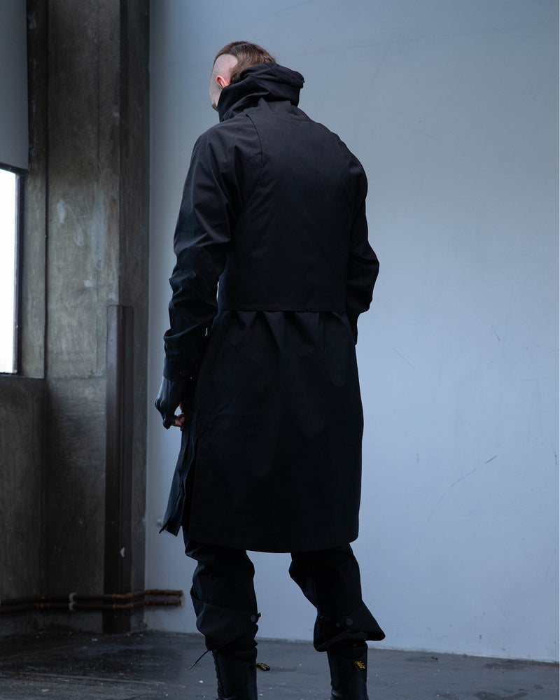 Phendrana Veiled Long Jacket - [TANK®/obsidian]
